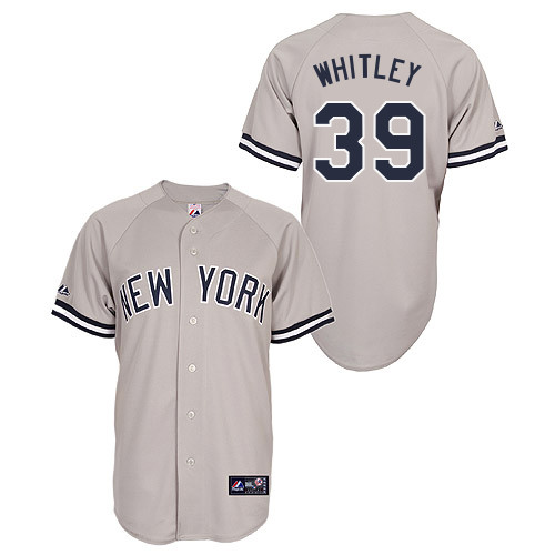 Chase Whitley #39 Youth Baseball Jersey-New York Yankees Authentic Road Gray MLB Jersey